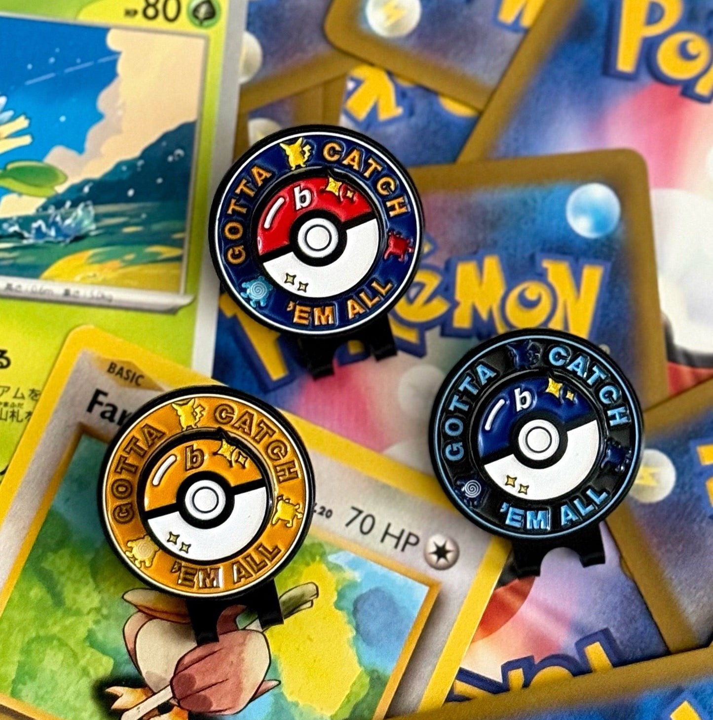 Pokéball Spinner Blip Trio