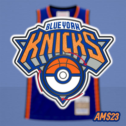 Knicks Ball Spinner Pin AMS Collab
