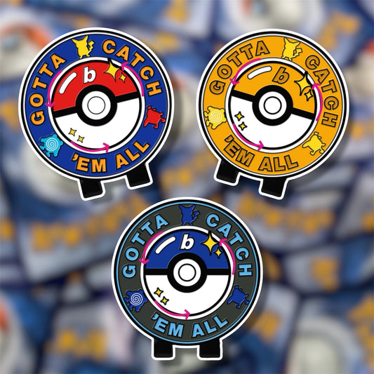 Pokéball Spinner Blip Trio