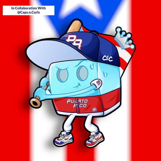 Bori Blue Pin - Caps.n.Curls Collab