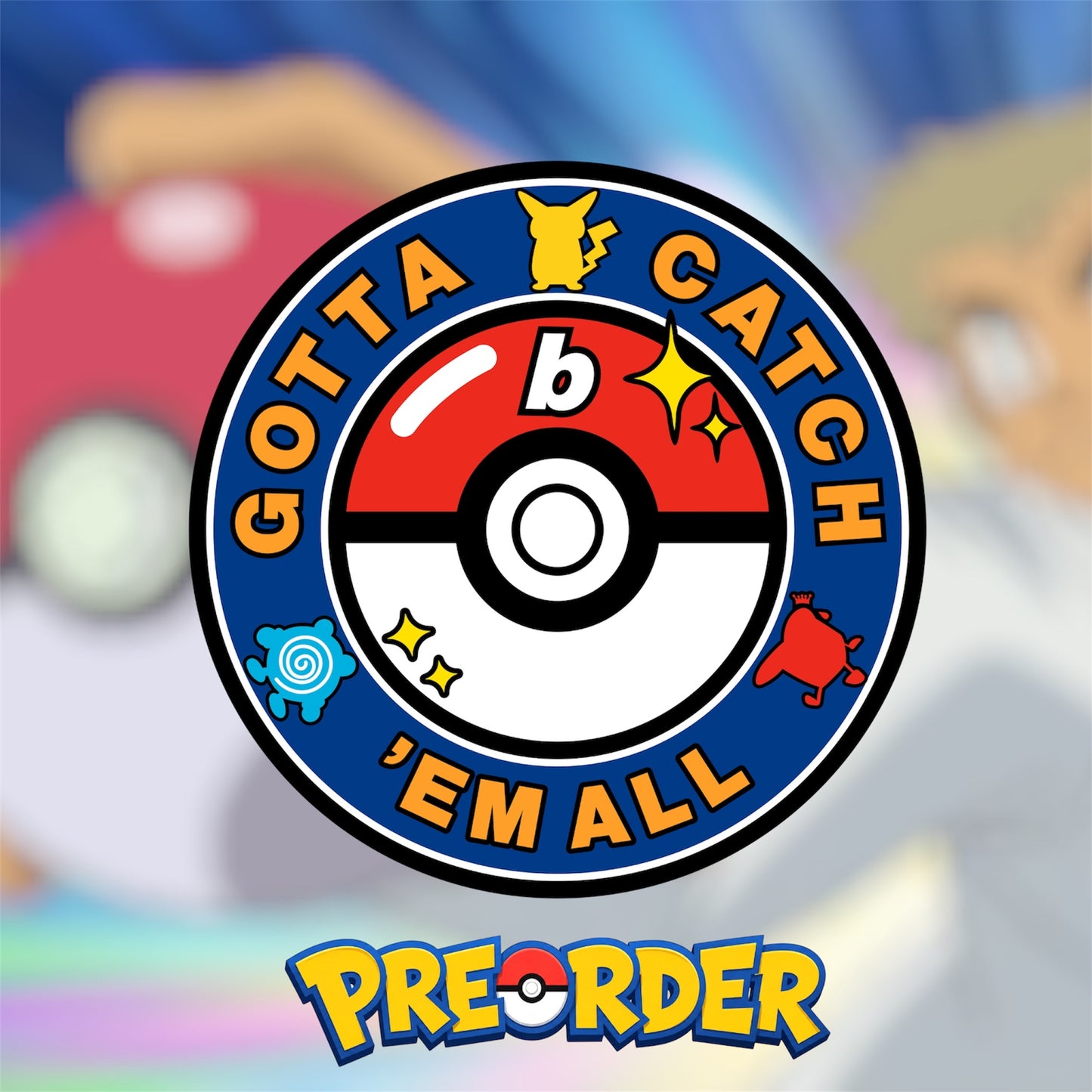 Pokéball Spinner Pin (PREORDER)