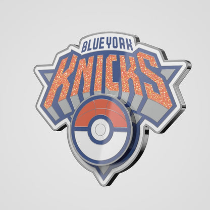 Knicks Ball Spinner Pin AMS Collab