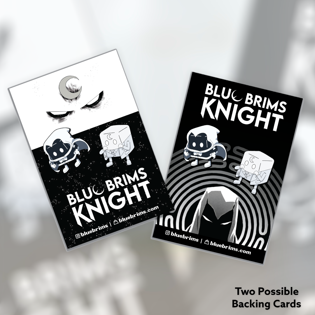 Blue Knight GITD Pin Set