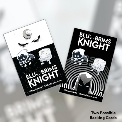 Blue Knight GITD Pin Set