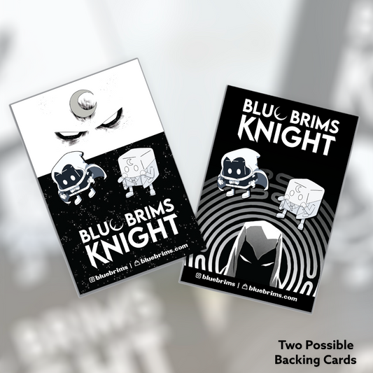 Blue Knight GITD Pin Set
